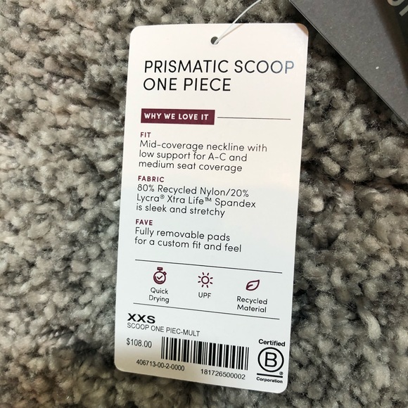 ATHLETA MULTICOLOR SCOOP ONE PIECE - Picture 5 of 5